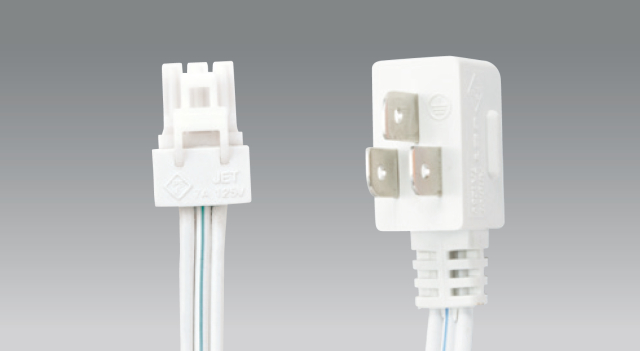 【即納】　TB-0105-300N　UNITY/ユニティ　LEDバーライト　什器・棚下照明　専用電源コード　300mm　ラインコンセント用RCプラグ付　片側コネクタ付　☆ぴたライトシリーズ専用オプションパーツ☆