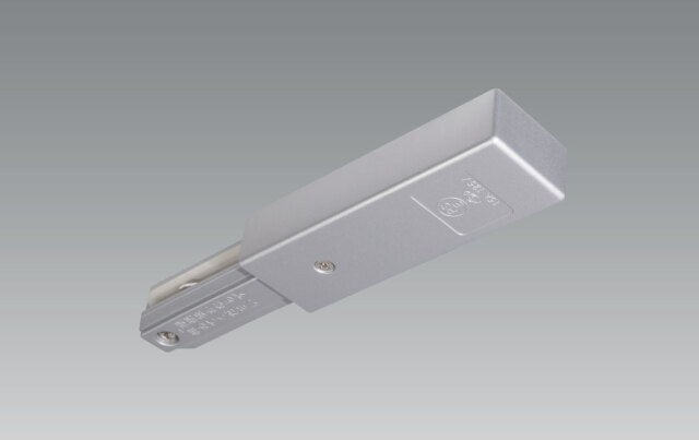 【即納】　BD-0231S　UNITY/ユニティ　ライティングダクトレール　電源引込　フィードインキャップ　シルバー（銀色）　☆Bulie Silver series☆