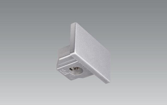 【即納】　BD-0232S　UNITY/ユニティ　ライティングダクトレール　端末　エンドキャップ　シルバー（銀色）　☆Bulie Silver series☆