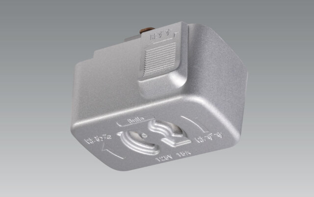 【即納】　BD-6012S　UNITY/ユニティ　ライティングダクトレール　抜止コンセント　シルバー（銀色）　☆Bulie Silver series☆
