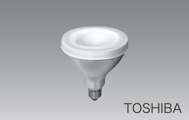 【即納】　LDR12L-W/150W　TOSHIBA/東芝　LEDランプ　ビームランプ形150W相当　径121mm　口金E26　色温度2700K　電球色　ビーム角30°　☆ビームランプ形LEDランプ☆