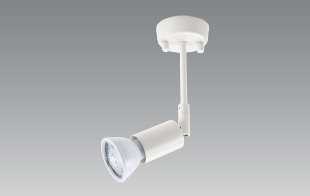 【即納】　BTS-185W　UNITY/ユニティ　LEDスポットライト　直付　本体ホワイト　100V　ダイクロハロゲン電球形LEDランプ　電球交換可能型　☆Bulie type-E series[E11] スポットライト☆　※LED電球別売