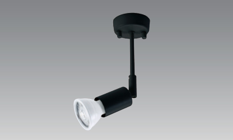 【即納】　BTS-185B　UNITY/ユニティ　LEDスポットライト　直付　本体ブラック　100V　ダイクロハロゲン電球形LEDランプ　電球交換可能型　☆Bulie type-E series[E11] スポットライト☆　※LED電球別売