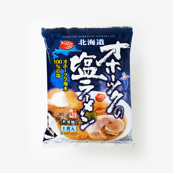 北海道 オホーツクの塩ラーメン　1食