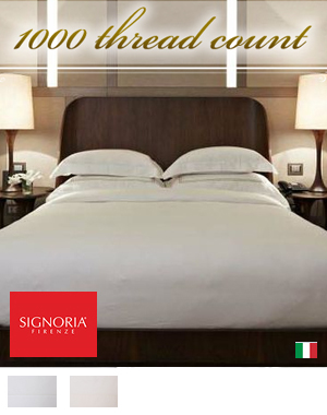 ボックスシーツ 全2色 エジプト綿(サテン織り・1000TC)