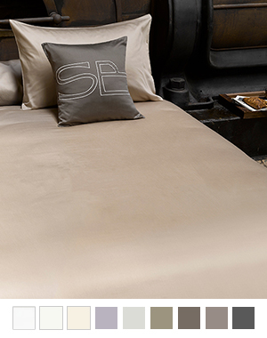 フラットシーツ 全9色 エジプト綿(サテン織り・600TC) 【Belladonna】