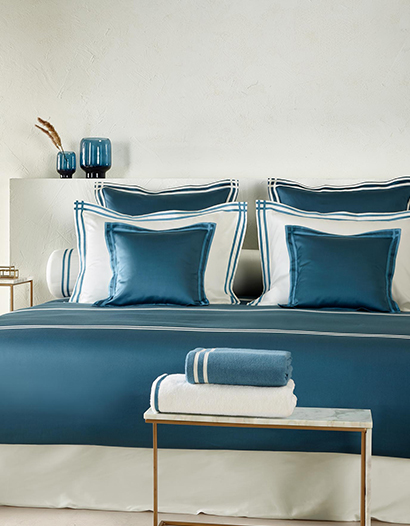 掛け布団カバー、ピローケースセット 全37色 エジプト綿(サテン織り・300TC) 【Corvus1018】