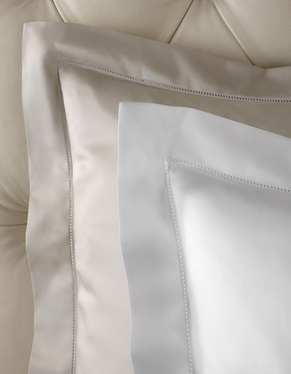 枕カバー縁付き【キング】全37色 エジプト綿(サテン織り・300TC) 【Anethum】