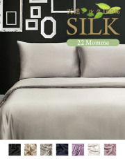 オーガニックLILYSILK 100%シルク ダブルシーツ オーガニックLILYSILK 100%シルク ダブルシーツ