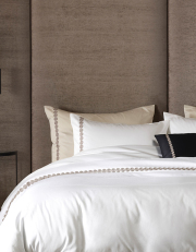 麻　アッパーシーツ　W Fab the Home】ファインリネン ワンウォッシュ ボックスシーツ