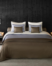 掛け布団カバー、ピローケースセット 全37色 エジプト綿(サテン織り・300TC)  【Jaluk】