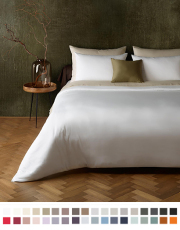 掛け布団カバー 全37色 エジプト綿(サテン織り・300TC) 【Pella】