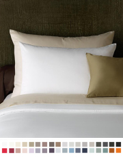 枕カバー 全37色 エジプト綿(サテン織り・300TC) 【Pella】