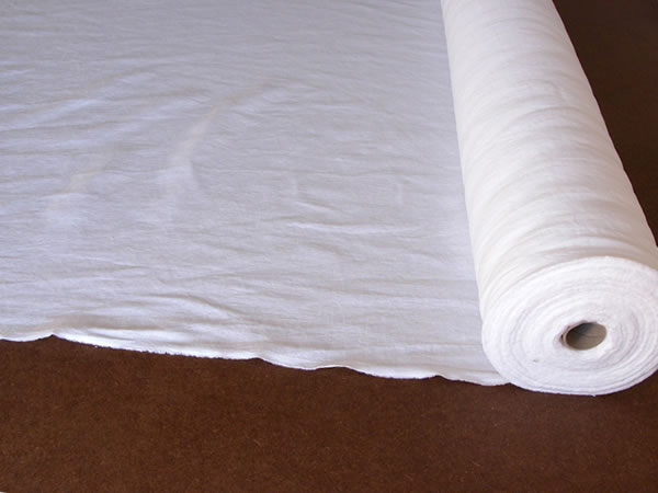 リネン生地ホワイト40番手
