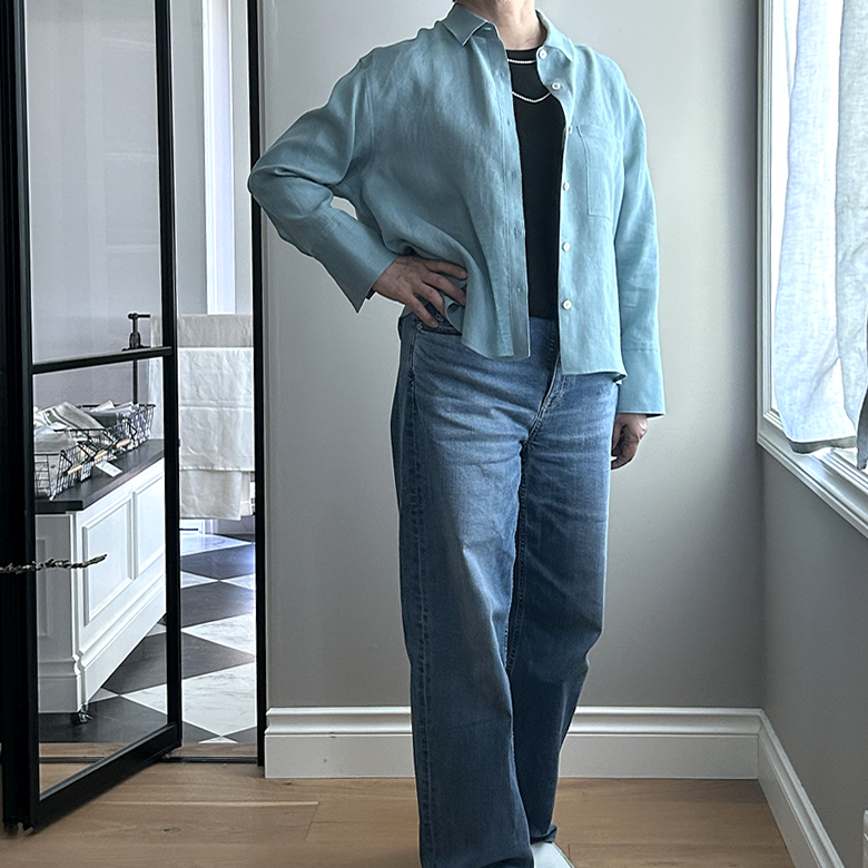 シャツブラウス