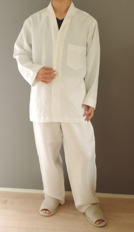 リネン パジャマ