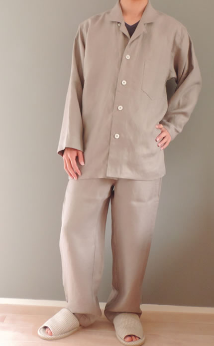 リネン パジャマ