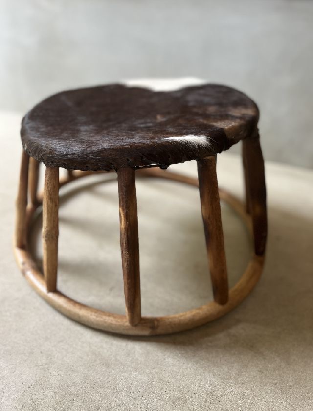 ハラコ椅子 本革 牛革アームチェア ハラコ アンティーク 水牛ハラコ