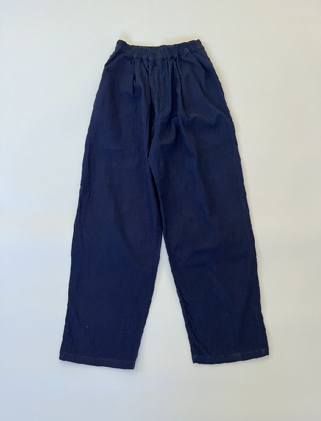 無地パンツ チェンマイコットン●ブラック Shanti Shanti チェンマイコットンパンツ【WEB限定】（その他