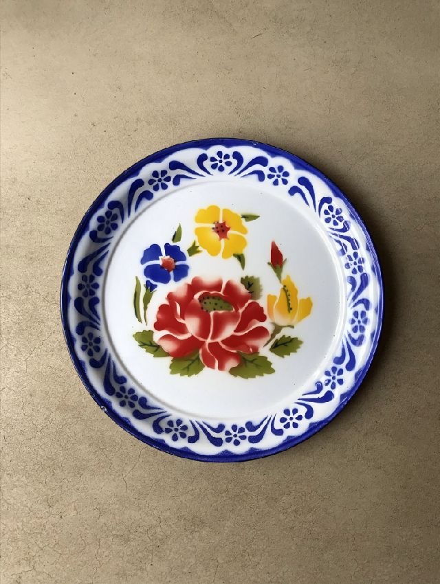 花柄盆35-2