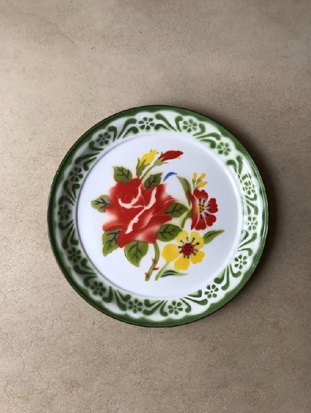 花柄盆35-4