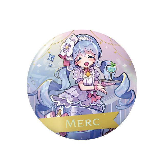メルクストーリア 10th Anniversary コラボカフェ 【Glowlight】缶バッジ メルク