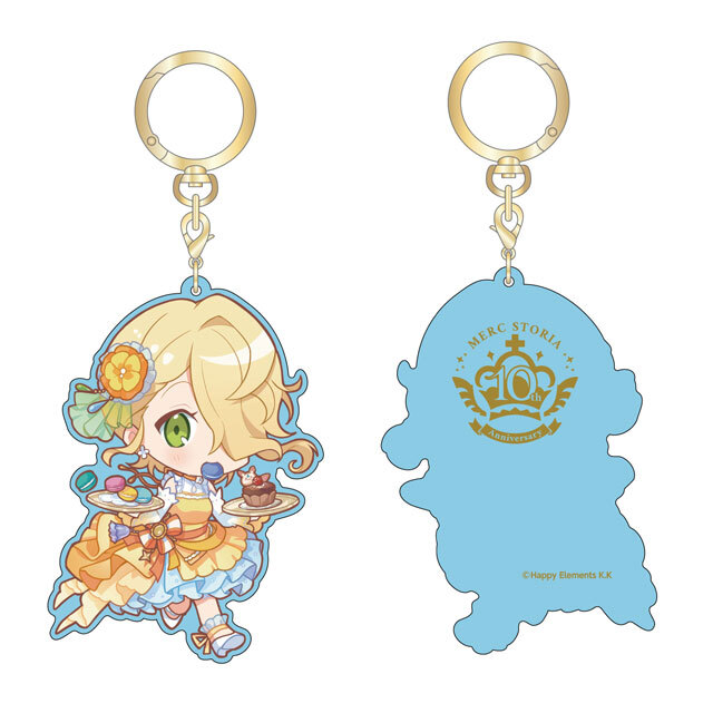 メルクストーリア 10th Anniversary コラボカフェ ミニキャラアクリルキーホルダー A