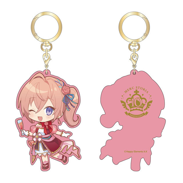 メルクストーリア 10th Anniversary コラボカフェ ミニキャラアクリルキーホルダー A