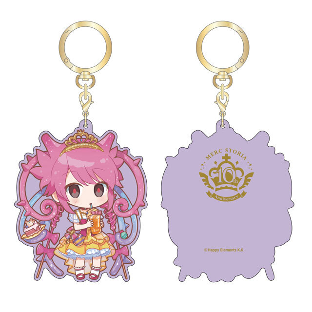 メルクストーリア 10th Anniversary コラボカフェ ミニキャラアクリルキーホルダー A