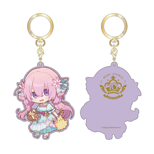 メルクストーリア 10th Anniversary コラボカフェ ミニキャラアクリルキーホルダー A