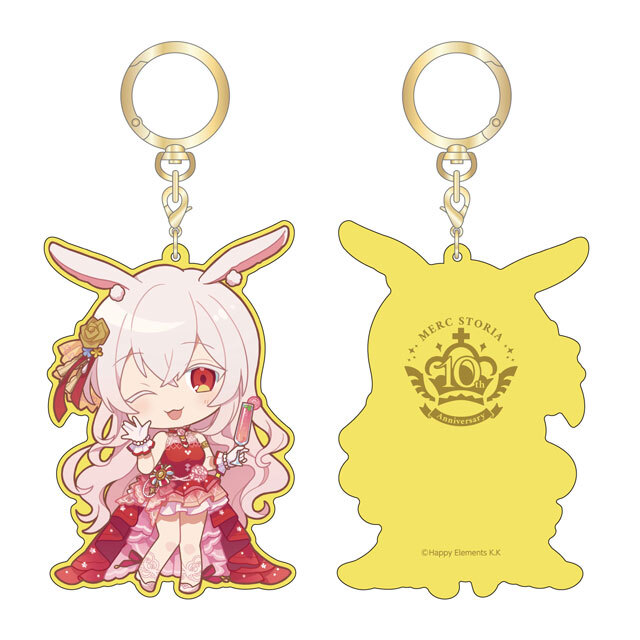 メルクストーリア 10th Anniversary コラボカフェ ミニキャラアクリルキーホルダー B