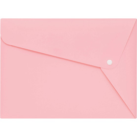 PPカラーホルダー　〈ペルト〉A4判　CF-62P　ペールピンク（PP）　135-45　※1個入り