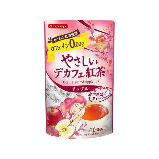 Tea Boutique やさしいデカフェ紅茶 アップルティー 10ティーバッグ [10496](110496)[賞味期限2026/05/01]