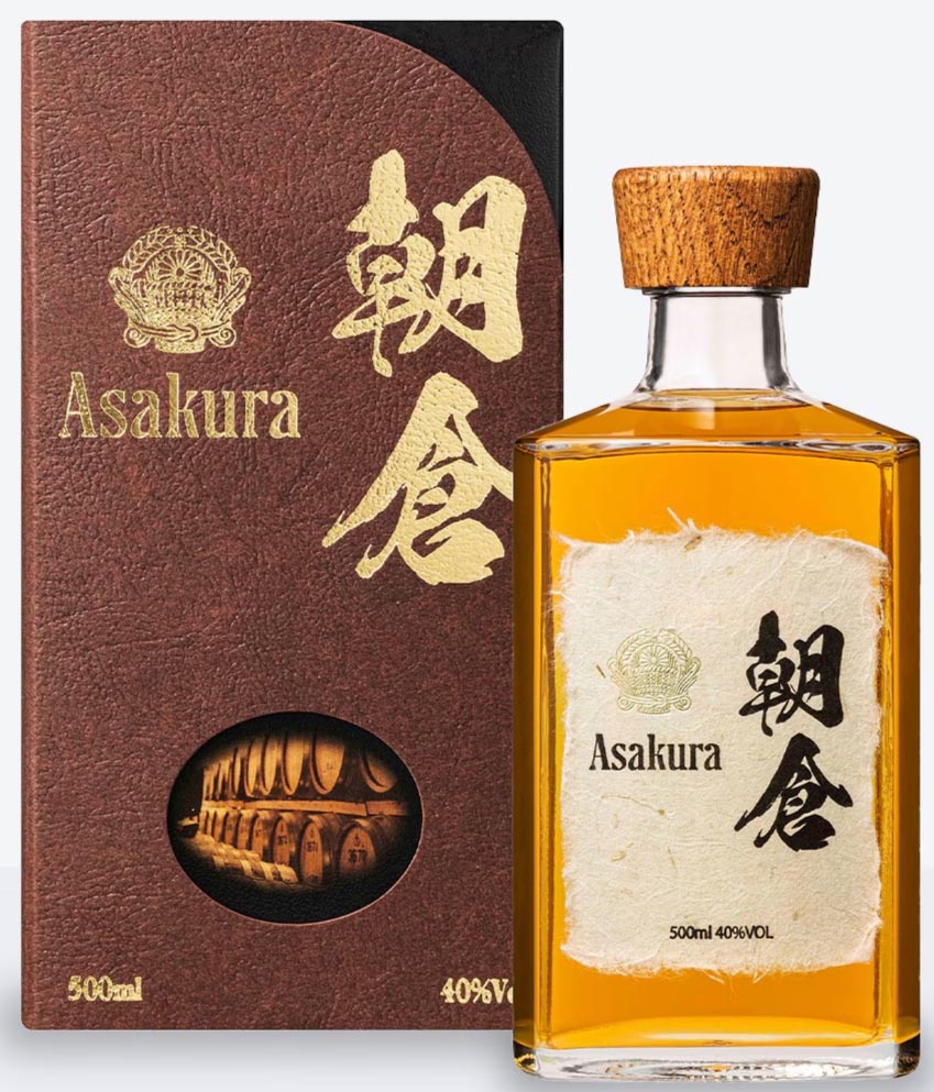 朝倉 樽熟成麦焼酎(リキュール) 40/500 [箱付][14509](214509)