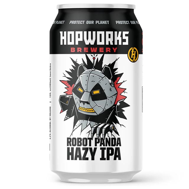 HUB　ロボットパンダ ヘイジーIPA 6.2/355 [153796]