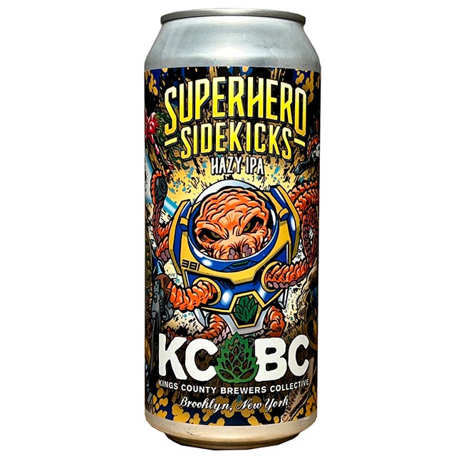 KCBC スーパーヒーローサイドキック　ヘイジーIPA　6.9/473[154410]【要冷蔵】