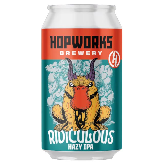 HUB リディキュラス ヘイジーIPA 6.6/355　[164136]