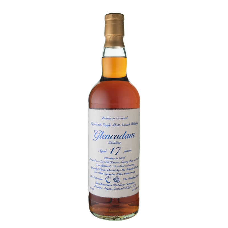 グレンカダム 2006 17年 Bar CALVADOR 20th 59.5/700[166364][箱なし]