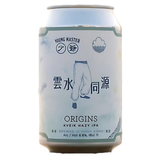 ヤングマスター クヴェイクヘイジーIPA with CloudWaterBrewery（UK）6.6/330 [167025]【要冷蔵】