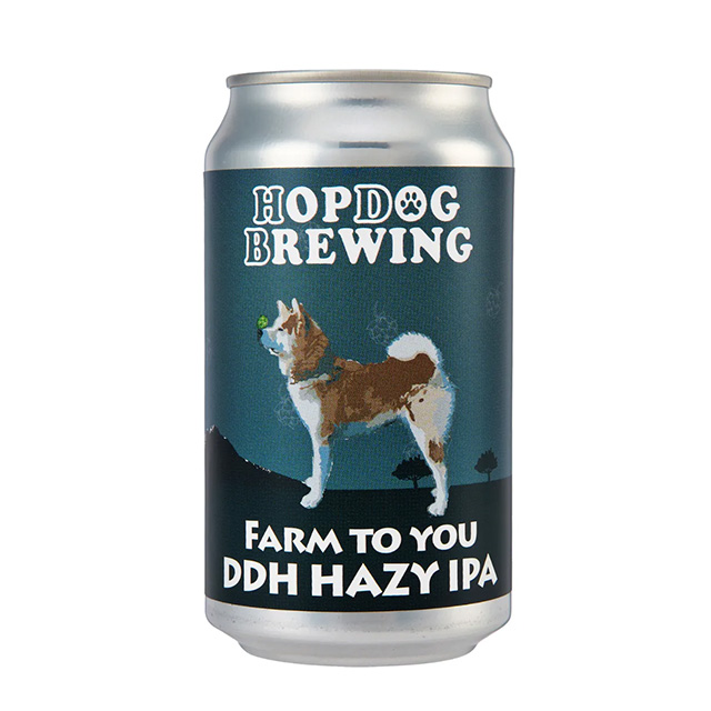 Hop Dog Brewing FARM to YOU DDH Hazy IPA  5.5/360ml 缶 [167714]【要冷蔵】