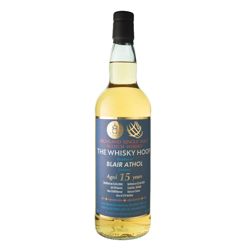 [168893]【シングルキャスク】ブレアアソール 2008 15年 THE WHISKY HOOP  55.7/700[正規輸入][箱なし]