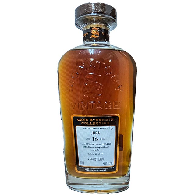 【シグナトリー】【カスクストレングス】ジュラ 2009 16年 54.4/700[169694][正規輸入][箱付]