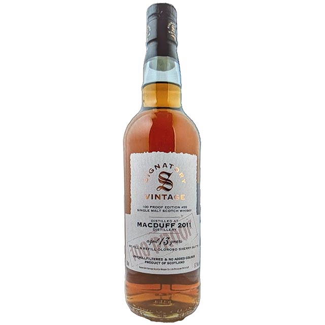 【シグナトリー】マクダフ 2011 13年 100プルーフシリーズ 57.1/700[169837][正規輸入][箱なし]