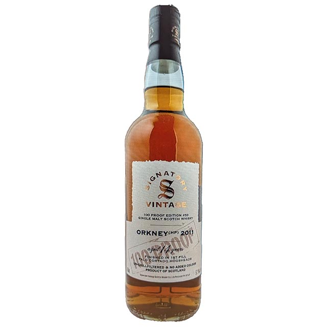 【シグナトリー】オークニー（HP）2011 14年 100プルーフシリーズ 57.1/700[169838][正規輸入][箱なし]