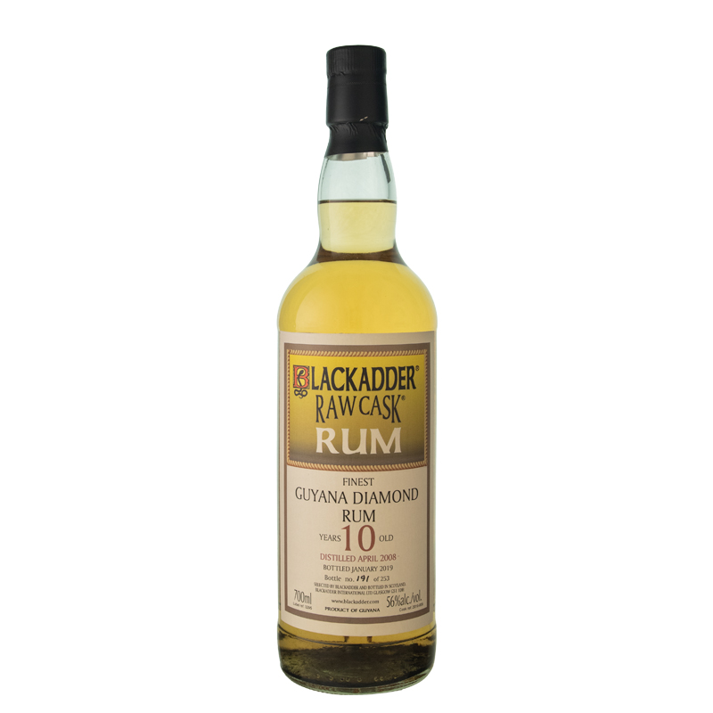 【ブラックアダー】【RAW CASK】ガイアナ ダイヤモンド 2008 10年 56/700[171228][正規輸入][箱付]