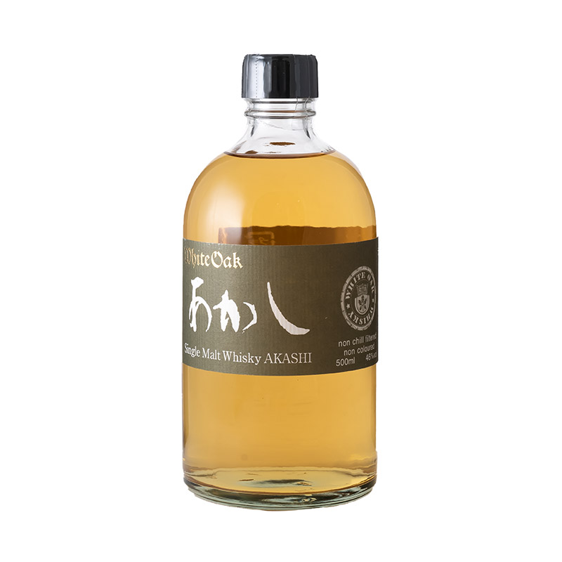 【江井ヶ島酒造】あかし ホワイトオーク シングルモルト No Age 46/500 [8293][箱付](135822)