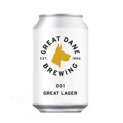 Great Dane Brewing 001 Great Lager 5.0%/350ml 缶 [163471]