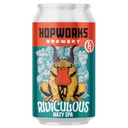 HUB リディキュラス ヘイジーIPA 6.6/355　[164136]