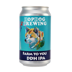 Hop Dog Brewing FARM to YOU DDH IPA  6.0%/360ml 缶 [167713]【要冷蔵】