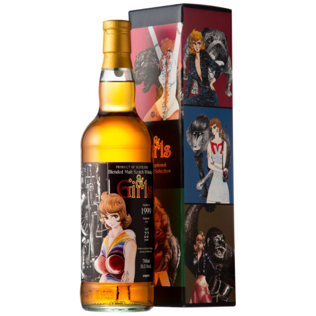 ウイスクイー】ブレンデットモルト ＆GIRLS 2012 22年 51.5/700[162670